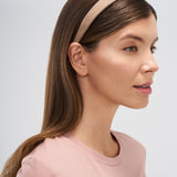 Suede headband С06, cappuccino, 2cm
