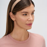 Suede headband С06, cappuccino, 2cm