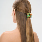 Small squared hair claw, brazilia