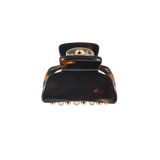 პატარა კლასიკური თმის კლანჭი, ლურჯ-ნარინჯისფერი