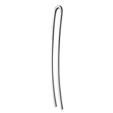 Smooth rhodium-plated hairpin