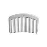 Jewelry comb, rhodium-plated