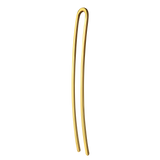 Smooth hairpin, gold-plated