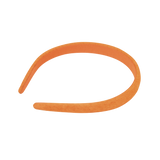 Suede headband С03, orange, 1.5cm