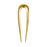 Classic hairpin, gold-plated
