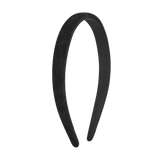 Suede headband С03, black, 1.5cm
