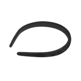 Suede headband С03, black, 1.5cm