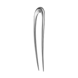 Classic hairpin, rhodium-plated
