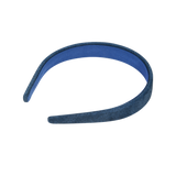 Suede headband С06, blue, 2cm