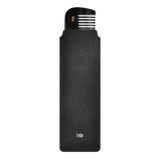 ტყავის ჩასადები თმის ჯაგრისისთვის, შავი