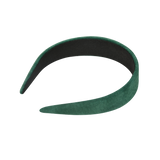 Suede headband С09, green, 3см