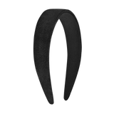 Suede headband С09, black, 3cm