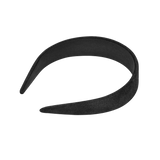 Suede headband С09, black, 3cm