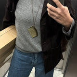 Jewelry comb, rhodium-plated