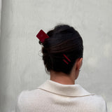 მაქსი თმის სამაგრი, ალუბლისფერი