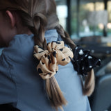 Scrunchie, golden leopard