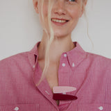 Classic hair clip, cherry