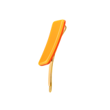 Rectangular hair clip, orange