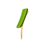 Rectangular hair clip, green