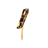 Rectangular hair clip, topaz