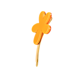 ყვავილიანი თმის სამაგრი, ნარინჯისფერი