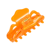 Bow style hair claw, yellow