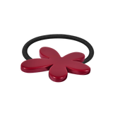 Flower scrunchie, cherry