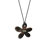 Flower pendant, graphite