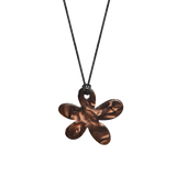 Flower pendant, milk chocolate