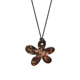 Flower pendant, milk chocolate