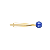 Clip with a ceramic ball, blue