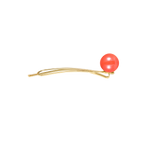 Clip with a ceramic ball, red