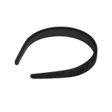 Suede headband С06, black, 2cm