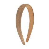 Suede headband С06, cappuccino, 2cm