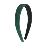 Suede headband С06, green, 2cm