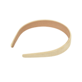 Suede headband С06, ivory, 2cm