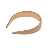 Suede headband С09, cappuccino, 3cm