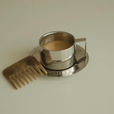 ნატურალური რქის სავარცხელი