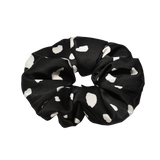Scrunchie, black leopard