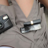 მართკუთხა რქის ფორმის თმის სამაგრი