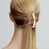 Jewelry comb, rhodium-plated