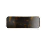 Rectangular hair barrette, pigeon grey